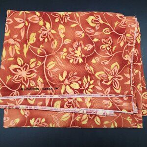 Vintage Floral Fabric By HI-Fashion Fabrics Inc. 44" Wide 3 Yards Non Stretch